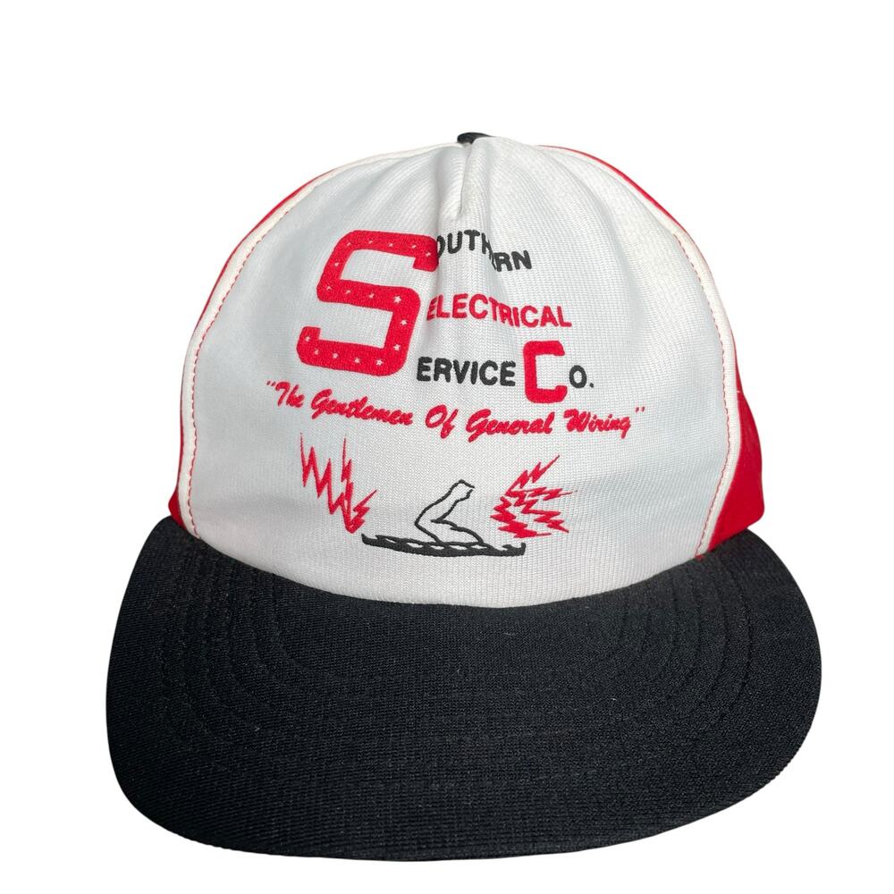 Vintage Southern Electrical Service Company Hat Snapback General Wiring READ